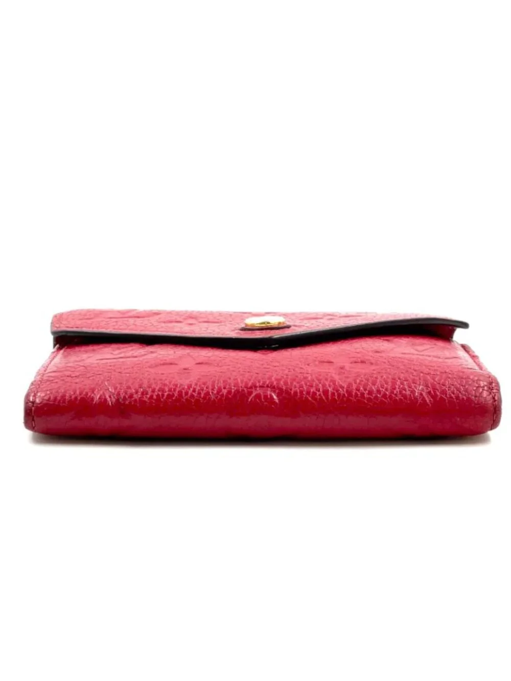 Louis Vuitton Portefeuille Victorine Monogram Empreinte Scarlet Red Trifold